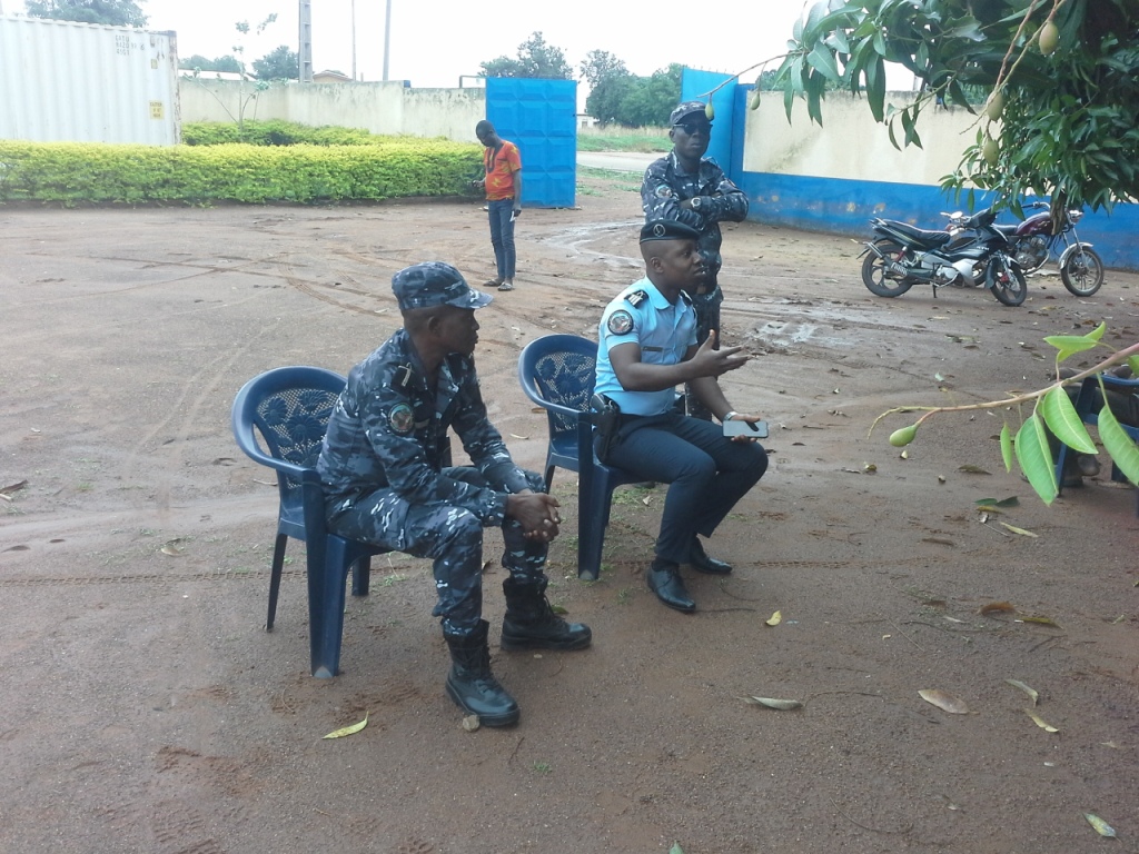 Le Commissaire Brou Depardieu sensibilise