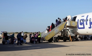 Libye : Le premier vol d&rsquo;&eacute;vacuation vers le Niger depuis plus d&rsquo;un an