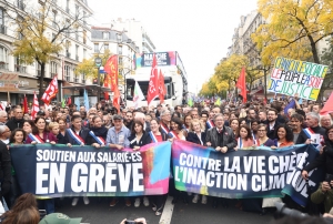 France: Manifestation &agrave; Paris contre la vie ch&egrave;re