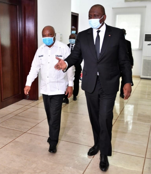 Dialogue politique : le PM Hamed Bakayoko  &eacute;change avec des &eacute;missaires de l&rsquo;ex-Pr&eacute;sident Laurent Gbagbo