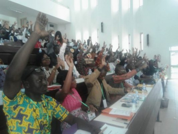 Des membres de la MUPEMENET-CI,lors de l'AG du jeudi 13 avril 2017