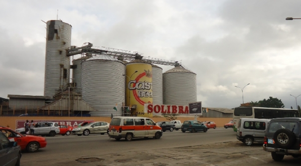 Une vue du carrefour Solibra