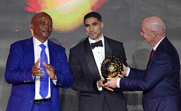 Ballon d&rsquo;Or africain : le d&eacute;fenseur marocain du PSG Achraf Hakimi &eacute;lu meilleur joueur africain de l'ann&eacute;e 2025
