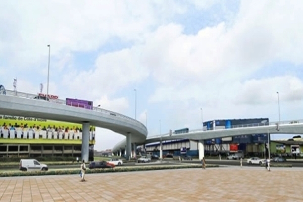 Maquette de l'&eacute;changeur Solibra d'Abidjan