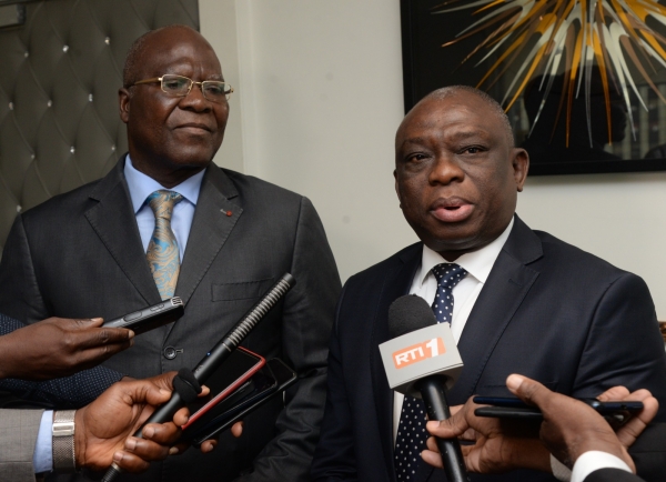 C&ocirc;te d&rsquo;Ivoire/ Journ&eacute;e nationale de la paix &agrave; Bouak&eacute;: Le ministre KKB &eacute;change avec Amani N&rsquo;Guessan Michel, cadre du PPA-CI