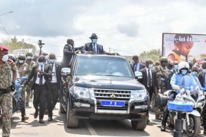 Visite d'&Eacute;tat : Accueil triomphal pour Ouattara dans la Marahou&eacute;