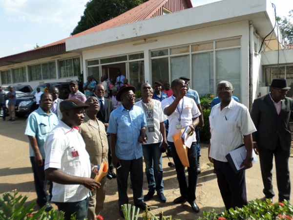 Visite des locaux &agrave; l'occasion de la r&eacute;trocession