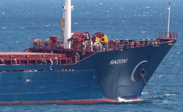 Le navire de c&eacute;r&eacute;ales ukrainien continue au Liban