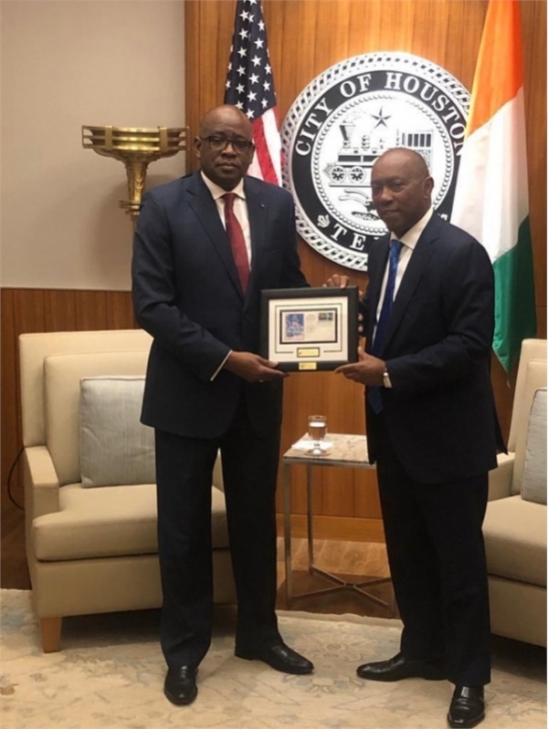 Coop&eacute;ration USA - C&ocirc;te d'Ivoire : L&rsquo;Ambassadeur Ha&iuml;dara en mission &agrave; Houston pour nouer des partenariats