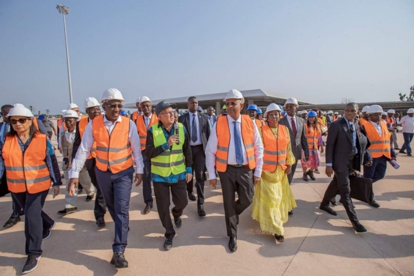 Parc d'exposition d'Abidjan: le Premier Ministre rassur&eacute; de l'&eacute;volution des travaux achev&eacute;s &agrave; environ 97%