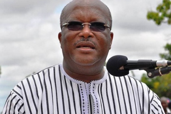 Le Pr&eacute;sident Burkinab&eacute; Roch Kabor&eacute;