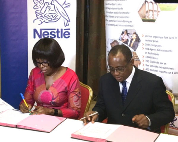 C&ocirc;te d&rsquo;Ivoire : Nestl&eacute; et l&rsquo;INPHB s&rsquo;unissent pour donner plus d&rsquo;opportunit&eacute;s d&rsquo;emplois aux jeunes