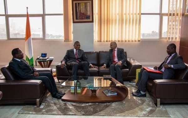 L&rsquo;ambassadeur de l&rsquo;Inde fait ses adieux au ministre Bruno Kon&eacute;