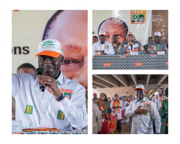 Pr&eacute; congr&egrave;s RHDP Yopougon : dimanche, le parti au pouvoir entend faire une d&eacute;monstration de force &agrave; la Place Ficgayo