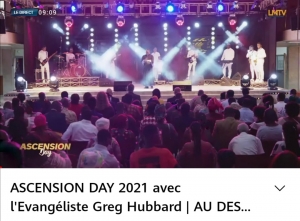 Ascension Day 2021 : LMTV comm&eacute;more la mont&eacute;e de J&eacute;sus au ciel