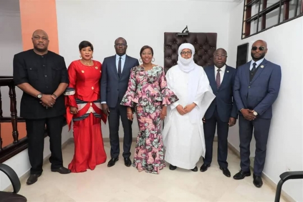 C&ocirc;te d&rsquo;Ivoire/S&eacute;nat : Kandia Camara re&ccedil;oit une d&eacute;l&eacute;gation du Comit&eacute; Interparlementaire de l'UEMOA