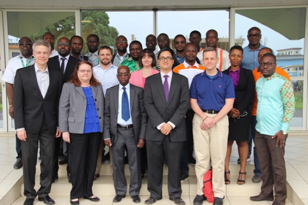 Experts du CI-CERT, responsables de l'ARTCI et de l'ambassade des Etats-Unis d'Am&eacute;rique