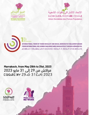 Le 1er Forum des jeunes parlementaires des partis socialistes et sociaux-d&eacute;mocrates se tiendra du 29 au 31 mai &agrave; Marrakech