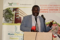 Pr Demb&eacute;l&eacute; Ardjouma(pr&eacute;sident du Codex Alimentarius C&ocirc;te d&rsquo;Ivoire) : &laquo; le Codex est un organisme de veille, d'information&hellip; &raquo;