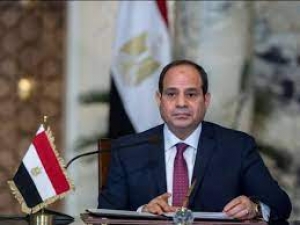 Egypte : Le Pr&eacute;sident Al-Sissi re&ccedil;oit le Ministre fran&ccedil;ais des affaires &eacute;trang&egrave;res