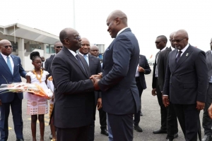 Visite officielle de 72h du Pr&eacute;sident de la transition du Gabon en C&ocirc;te d&rsquo;Ivoire