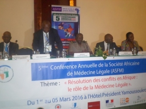 C&ocirc;te d'Ivoire : La m&eacute;decine l&eacute;gale se veut incontournable dans la r&eacute;solution des conflits en Afrique