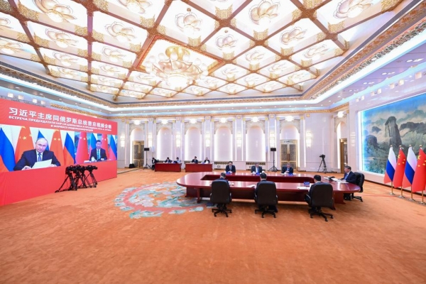 Xi Jinping s'entretient avec Vladimir Poutine, appelant la Chine et la Russie &agrave; d&eacute;fendre l'&eacute;quit&eacute; et la justice internationales