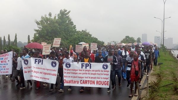 Les opposants ivoiriens de l'AFD ont march&eacute; samedi pour d&eacute;noncer la gouvernance du pouvoir