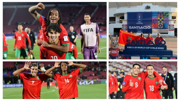 Mondial U20 : le Maroc bat le Br&eacute;sil (2-1) et se qualifie pour les 8&egrave;s de finale