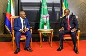 Gabon : Le Pr&eacute;sident de la Transition s&rsquo;entretient avec Son Homologue de l&rsquo;Union des Comores