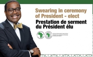 Le Pr&eacute;sident de la BAD, Akimwumi Adesina a pr&ecirc;t&eacute; serment
