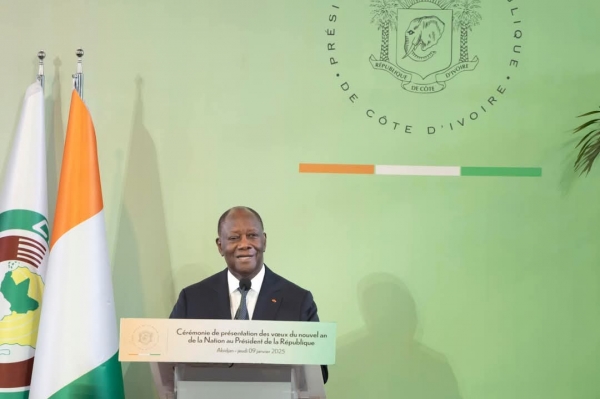 Pr&eacute;sidentielle 2025-Alassane Ouattara: " Chacun doit &oelig;uvrer en vue du bon d&eacute;roulement de cette &eacute;lection dans la paix" en C&ocirc;te d'Ivoire