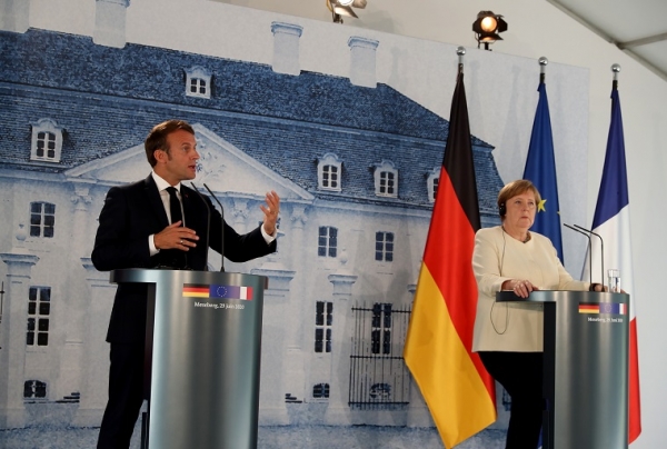 Macron re&ccedil;u vendredi par Merkel &agrave; Berlin