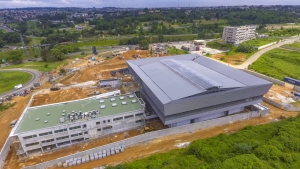 Centre Sportif, Culturel et des TIC Ivoiro-Cor&eacute;en Alassane OUATTARA : Belle &oelig;uvre architecturale en phase de finition