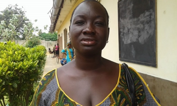 Mme Yapo Marie-France, pr&eacute;sidente de la F&eacute;d&eacute;ration des associations de promotion de la femme/ Ph AIP