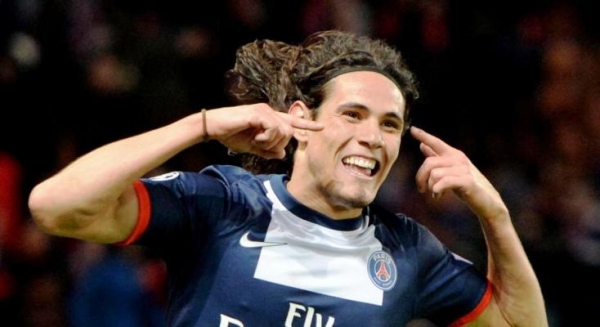 Edison Cavani, l'attaquant du PSG est tr&egrave;s attendu au cours de cette rencontre