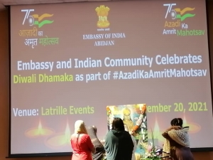 L&rsquo;Ambassade de l&rsquo;Inde en C&ocirc;te d&rsquo;Ivoire c&eacute;l&egrave;bre le Diwali (f&ecirc;te de la lumi&egrave;re)