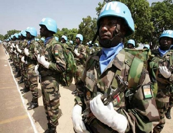 Des soldats de l'Onuci 