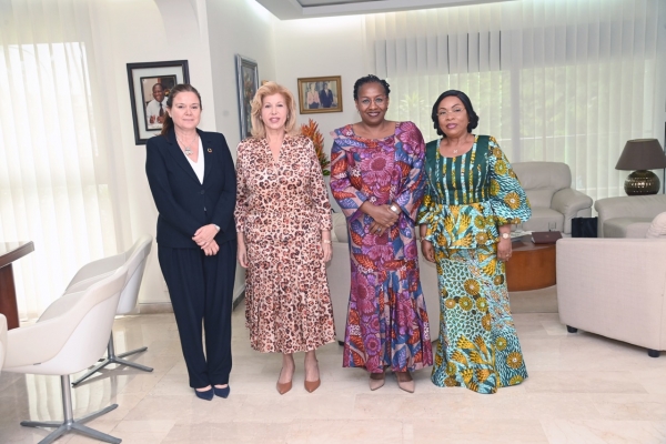 C&ocirc;te d&rsquo;Ivoire : Dominique Ouattara re&ccedil;oit la Coordonnatrice r&eacute;sidente des Nations Unies