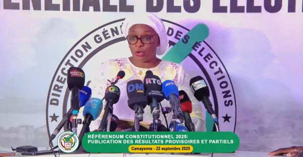 Guin&eacute;e : plus de 4 millions de guin&eacute;ens disent &laquo; Oui &raquo;, 90,6%, &agrave; une nouvelle Constitution de sept ans de mandat pr&eacute;sidentiel (r&eacute;sultats partiels)