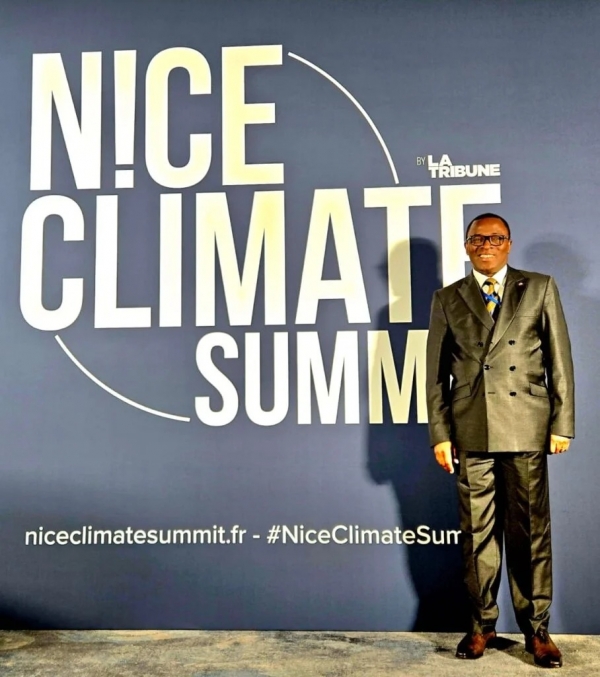 France/Nice Climate Summit 2 : Danho Paulin pr&eacute;sente l&rsquo;approche ivoirienne sur les enjeux de protection et de valorisation des oc&eacute;ans