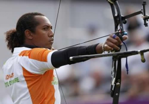 Tir &agrave; l&rsquo;arc: L'Ivoirien Ren&eacute; Kouassi offre une deuxi&egrave;me place &agrave; son pays aux JO 2016