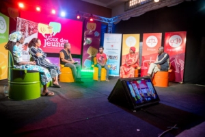 Un plateau du concours "Voix des jeunes"