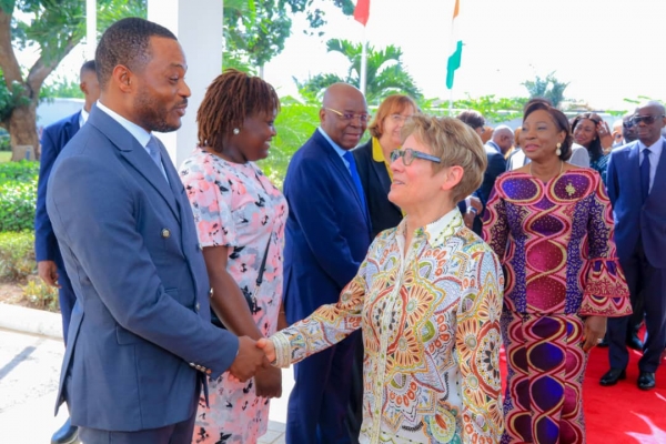 C&ocirc;te d'Ivoire / Visite de la pr&eacute;sidente du S&eacute;nat Canadien / Serge Nedro : "On sent le retour du Canada en Afrique"