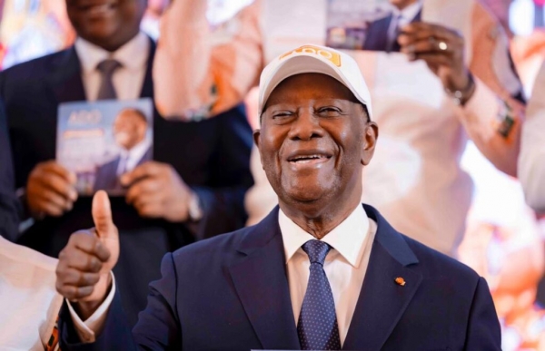 C&ocirc;te d&rsquo;Ivoire-Pr&eacute;sidentielle 2025 : Alassane Ouattara, candidat du RHDP, r&eacute;&eacute;lu avec 89,77% des voix au premier tour (officiel)
