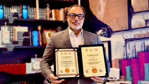 Cons&eacute;cration : Abdelhak Najib honor&eacute; &agrave; Kigali pour la paix et le dialogue des cultures