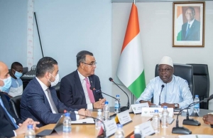 Coop&eacute;ration ivoiro-marocaine: La d&eacute;l&eacute;gation de Tanger Med fait le point de sa visite au Ministre Amadou Kon&eacute;