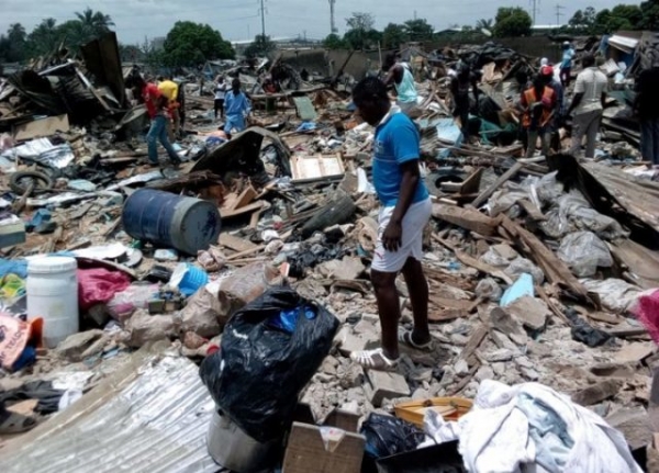 C&ocirc;te d&rsquo;Ivoire-D&eacute;guerpissement : Un quartier entier ras&eacute; &agrave; Yopougon-Andokoi (Ouest d&rsquo;Abidjan)