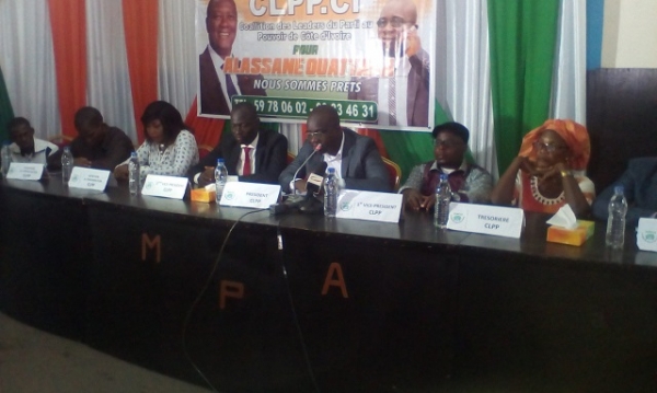 Les  membre de la coalition du parti au pouvoir veulent un troisi&egrave;me mandat pour Alassane Ouattara &agrave; la t&ecirc;te de la C&ocirc;te d'Ivoire