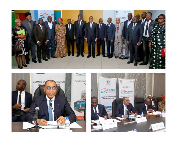 C&ocirc;te d&rsquo;Ivoire : l&rsquo;Etat et le Secteur priv&eacute; tiennent la premi&egrave;re r&eacute;union du comit&eacute; technique de concertation sous les meilleurs auspices